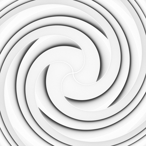 Background with white spiral.