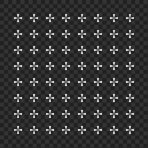 Pattern crosses.