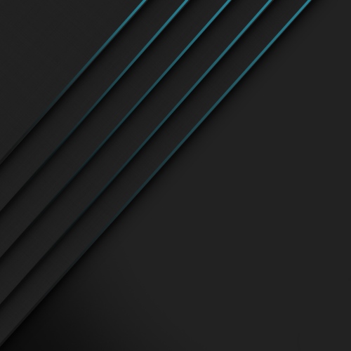 Elegant black background with blue lines.