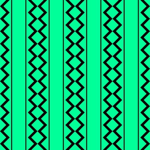 Green and black abstract pattern with squares.