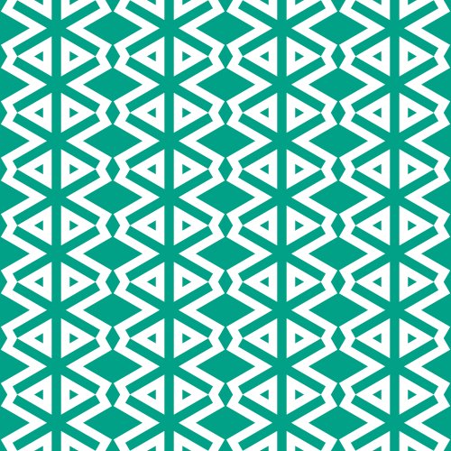 Green pattern.