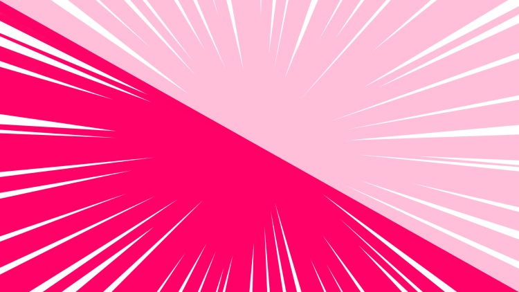 Pastel pink and fuchsia banner