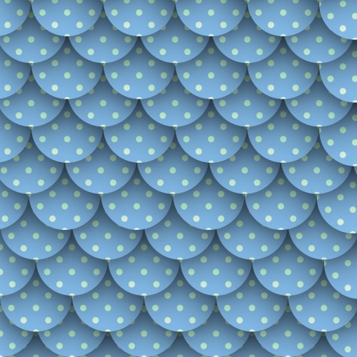 Polka dots scale background.