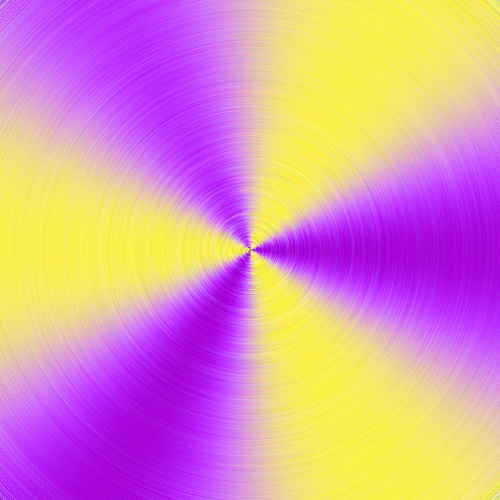 Purple and yellow background.