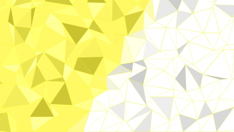 Yello and white low poly banner.